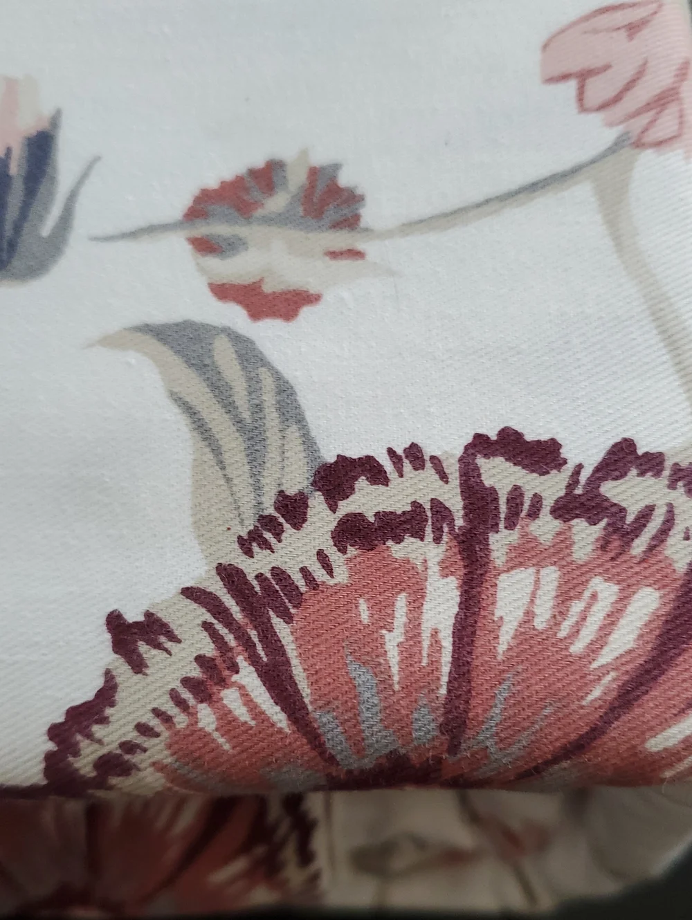 New Threshold Floral Duvet Cream/Rose/Mauve Full/Queen w/Shams